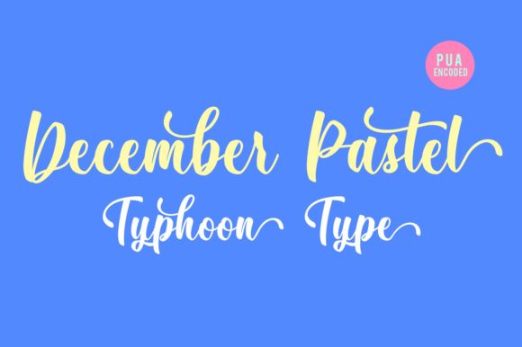 December Pastel Font - Featured Image
