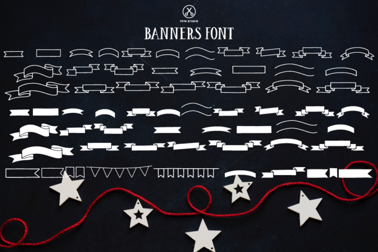 Decorative Banners Font - Featured Image