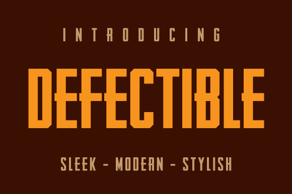 Defectible Font - Featured Image