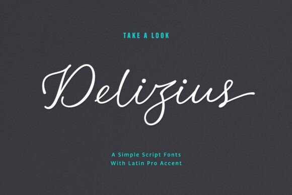 Delizius Latin Pro Font - Featured Image