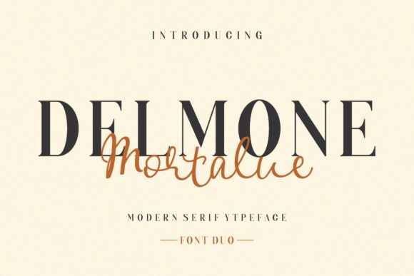 Delmone & Mortalue Font - Featured Image