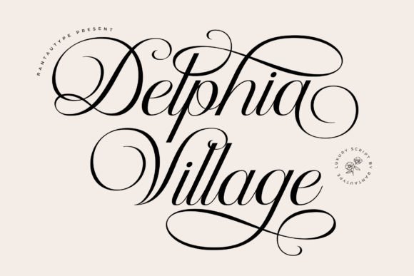 Delphia Village Font - Featured Image
