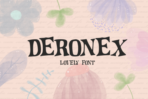 Deronex Font - Featured Image