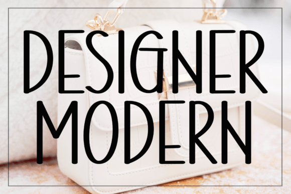 Designer Modern Font - Featured Image