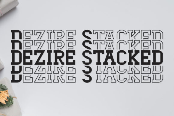 Dezire Stacked Font - Featured Image