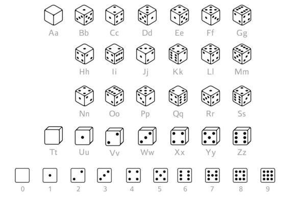 Dice Doodle Font - Featured Image
