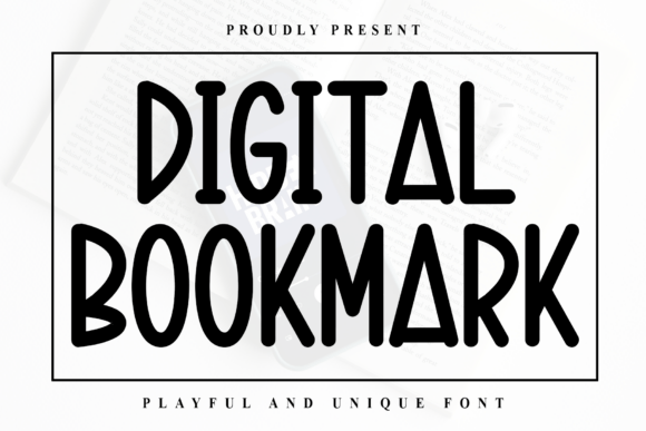 Digital Bookmark Font - Featured Image