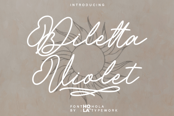 Diletta Violet Font - Featured Image