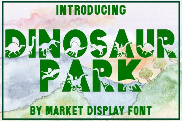 Dinosaur Park Font - Featured Image