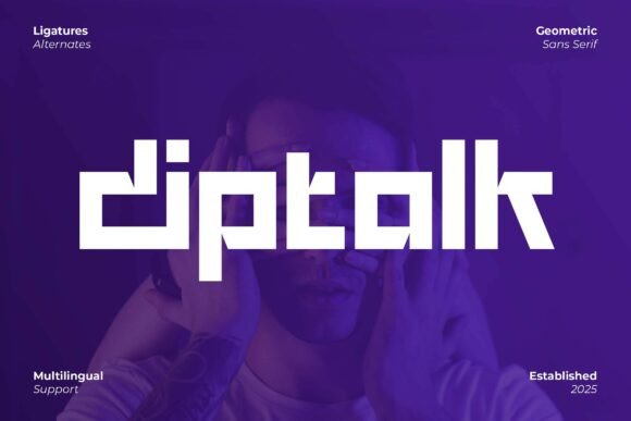 Diptalk Font - Featured Image