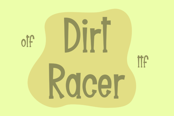 Dirtracer Font - Featured Image