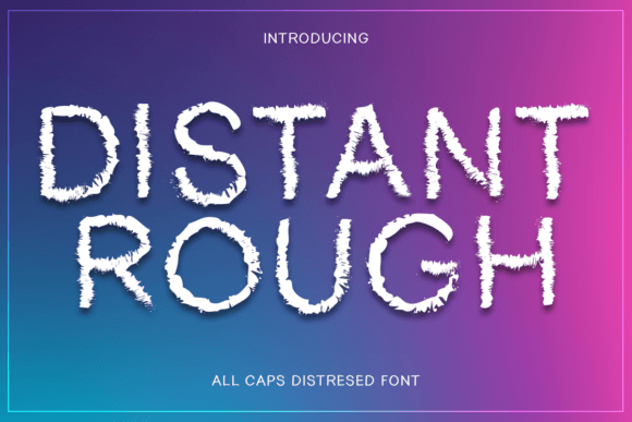 Distant Rough Font - Featured Image