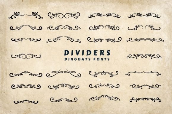 Dividers Font - Featured Image