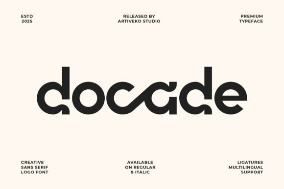 Docade Font - Featured Image
