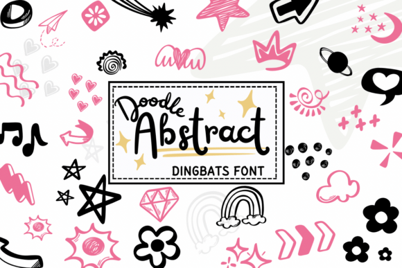 Doodle Abstract Font - Featured Image