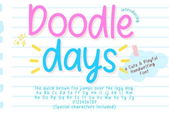 Doodle Days Font - Featured Image