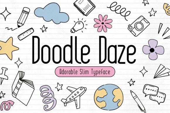 Doodle Daze Font - Featured Image