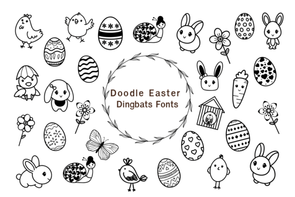 Doodle Easter Font - Featured Image