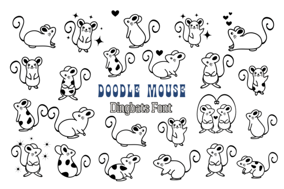 Doodle Mouse Font - Featured Image