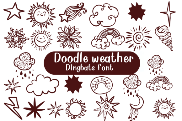 Doodle Weather Font - Featured Image