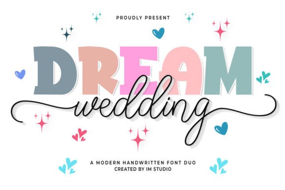 Dream Wedding Duo Font - Featured Image