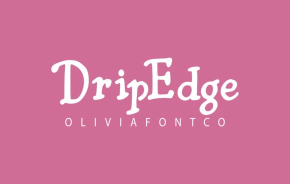 Dripedge Font - Featured Image