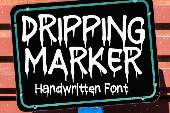 Dripping Marker Font - Featured Image
