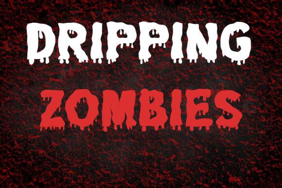 Dripping Zombie Font - Featured Image