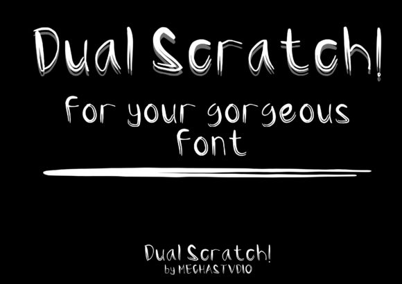 Dual Scratch Font - Featured Image