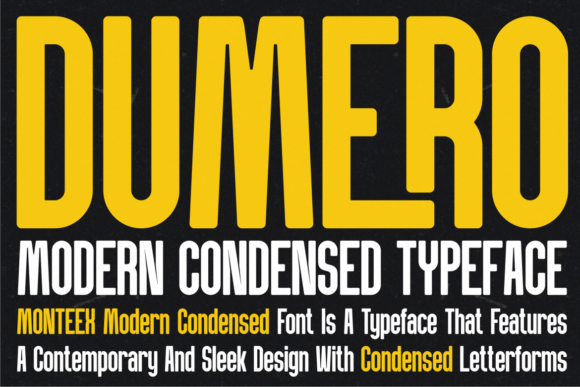 Dumero Font - Featured Image