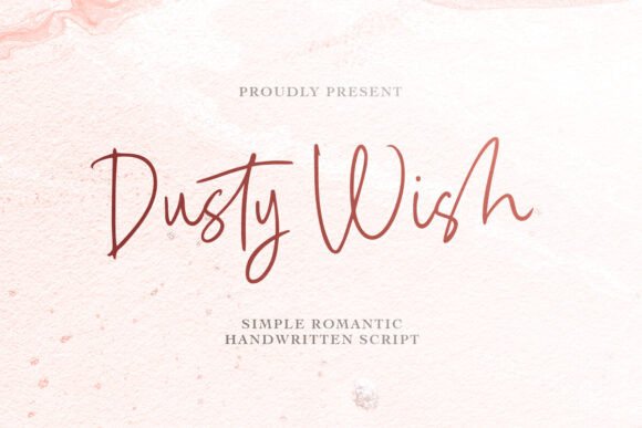 Dusty Wish Font - Featured Image