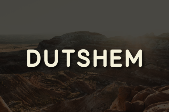 Dutshem Font - Featured Image
