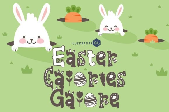 Easter Calories Galore Font - Featured Image