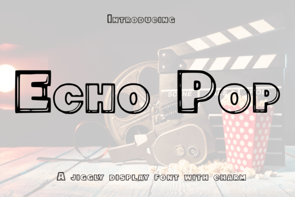 Echo Pop Font - Featured Image