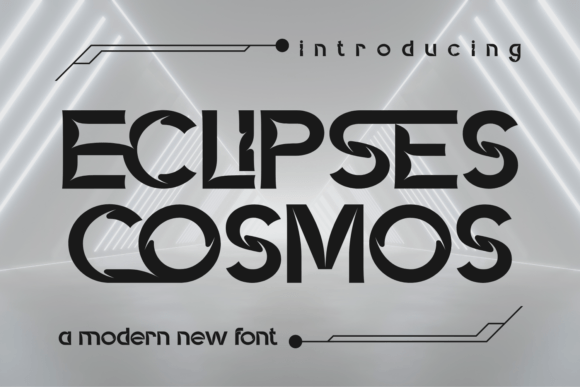 Eclipses Cosmos Font - Featured Image