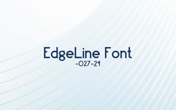 Edge Line Font - Featured Image