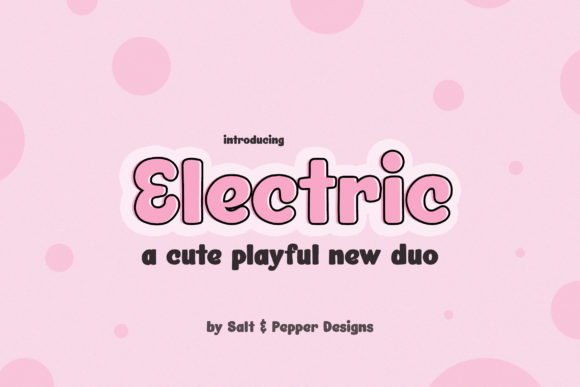 Electric Duo Font - Featured Image