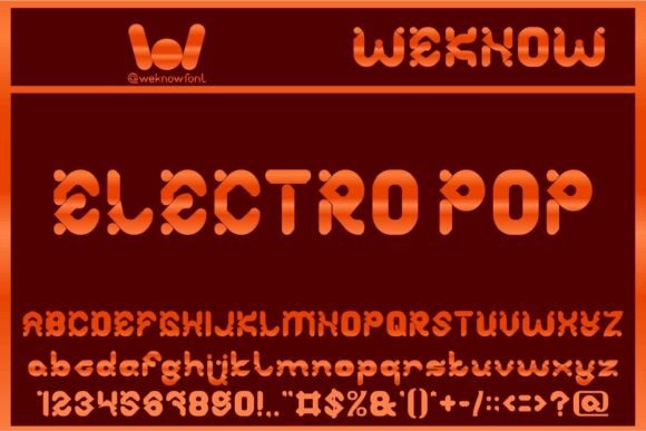 Electro Pop Font - Featured Image