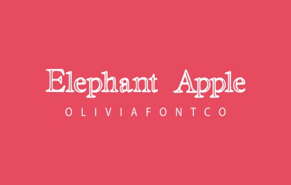 Elephant Apple Font - Featured Image
