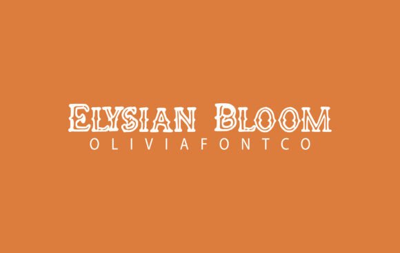 Elysian Bloom Font - Featured Image