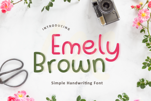 Emely Brown Font - Featured Image