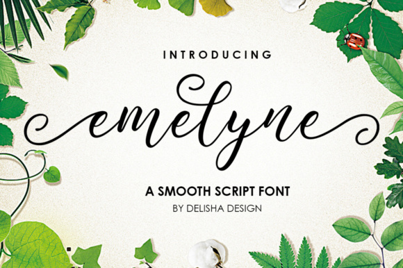 Emelyne Script Font Font - Featured Image