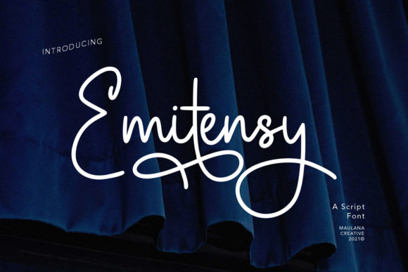Emitensy Script Font - Featured Image
