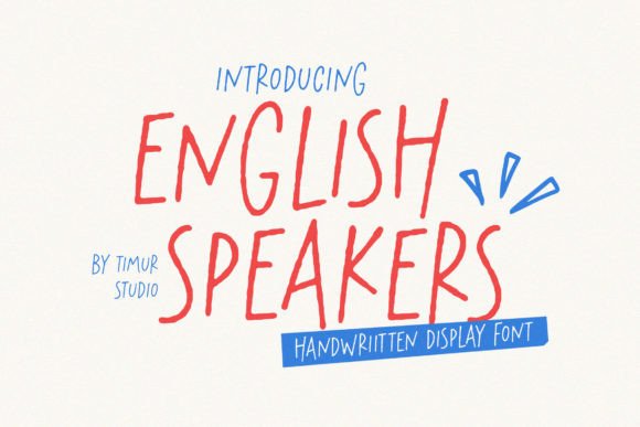 English Speakers Font - Featured Image