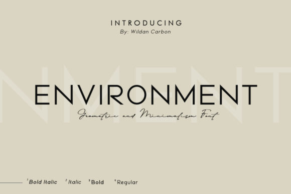 Environment Font - Featured Image