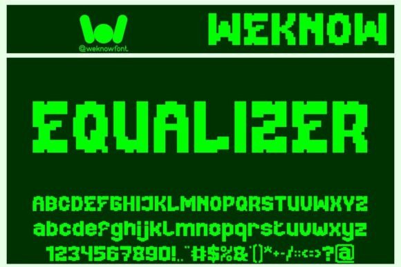 Equalizer Font - Featured Image
