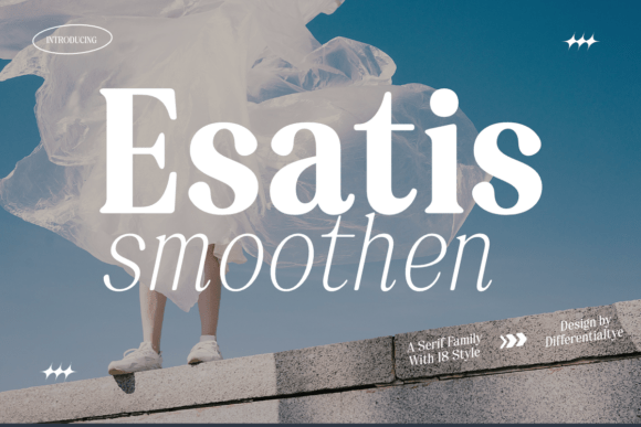 Esatis Smoothen Font - Featured Image