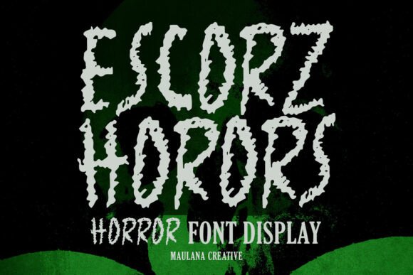 Escorz Horors Font - Featured Image