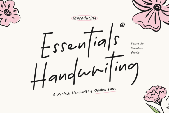 Essentials Handwriting Font - Featured Image