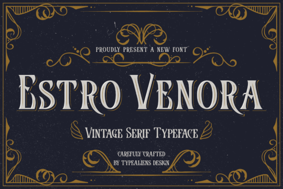 Estro Venora Font - Featured Image